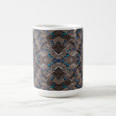 Mug Conception de fractale plume de faisan (Centre)