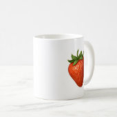 Mug Conception de fraises (Devant droit)