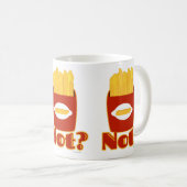 Mug Conception de frites de dessin animé humour pas dr (Devant droit)