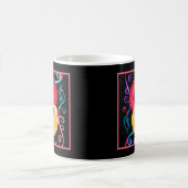 Mug Conception de fruits néon tropicaux dynamiques (Centre)