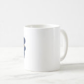 Mug Conception de fusée de dessin animé dans l'espace (Devant droit)