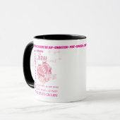 Mug Conception de gâteau de Balance personnalisé (Devant gauche)