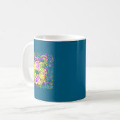 Mug Conception de gâteau des rois rétro Mardi Gras (Devant gauche)
