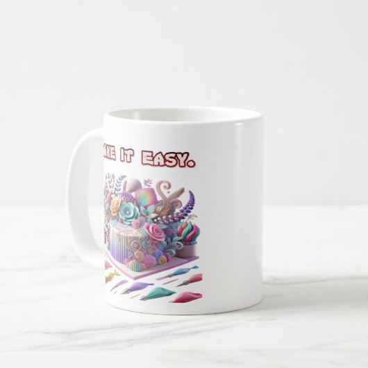Mug Conception de gâteaux (Devant gauche)