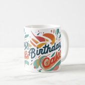 Mug Conception de gâteaux d'anniversaire (Devant droit)