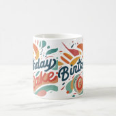 Mug Conception de gâteaux d'anniversaire (Centre)