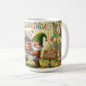 Mug Conception de gnome de jardin de forêt fantaisiste (Devant droit)