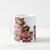 Mug Conception de gobelet Mama et Mini (Devant gauche)