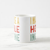 Mug Conception de golf drôle pour hommes femmes trou e (Centre)