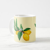 Mug Conception de gouache de feuille de citron | Citro (Devant gauche)