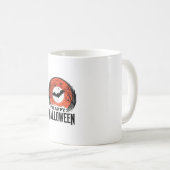 Mug Conception de gravure de chauve-souris de lune d'H (Devant droit)