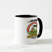 Mug Conception de grenouille à contact humain minimal  (Devant droit)
