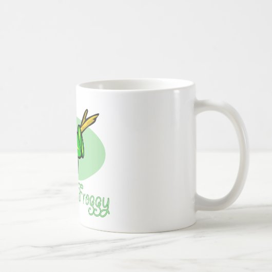 Mug Conception de grenouille d'arbre (Droite)