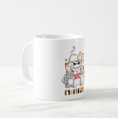 Mug conception de groupe de chats (Devant gauche)