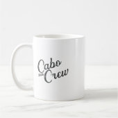 Mug Conception de groupe de vacances à Cabo 2026 Équip (Gauche)
