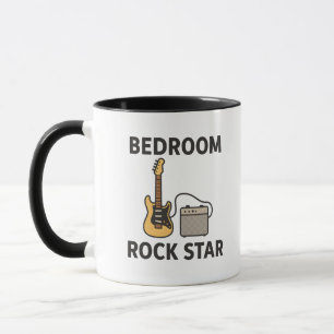 Mug Conception de guitare et d'ampli de Rock Star de c