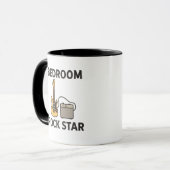 Mug Conception de guitare et d'ampli de Rock Star de c (Devant gauche)