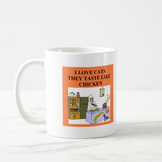 Mug conception de haineux de chat (Gauche)