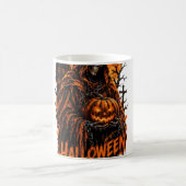 Mug Conception de Halloween de la Faucheuse Citrouille (Centre)
