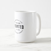 Mug Conception de Halloween ensorcelée vintage (Devant droit)
