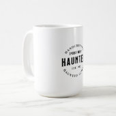 Mug Conception de Halloween ensorcelée vintage (Devant gauche)