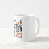 Mug Conception de Halloween sorcière drôle d'infirmièr (Devant droit)