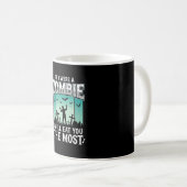 Mug Conception de Halloween Zombie Je vais te manger_1 (Devant droit)