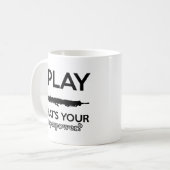 Mug Conception de hautbois vintage cool (Devant gauche)
