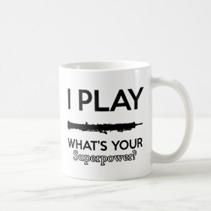 Mug Conception de hautbois vintage cool