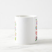 Mug Conception de hiboux de Noël (Centre)
