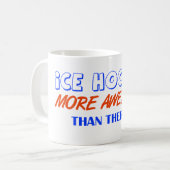 Mug conception de hockey sur glace (Devant gauche)