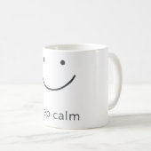 Mug Conception de Humeur Positive Minimale (Devant droit)