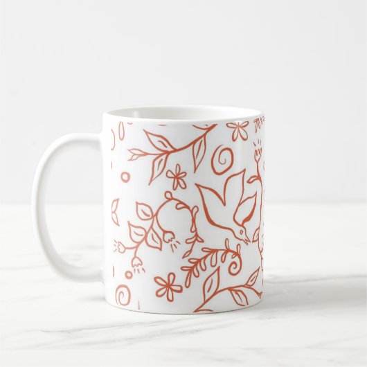 Mug Conception de jardin de vacances (Gauche)