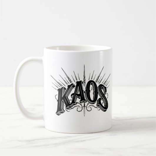 Mug Conception de jeu rétro KAOS Gamer (Gauche)