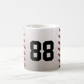 Mug Conception de joueur de baseball avec numéro de ma (Centre)