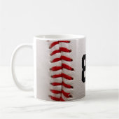 Mug Conception de joueur de baseball avec numéro de ma (Gauche)
