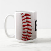 Mug Conception de joueur de baseball avec numéro de ma (Gauche)
