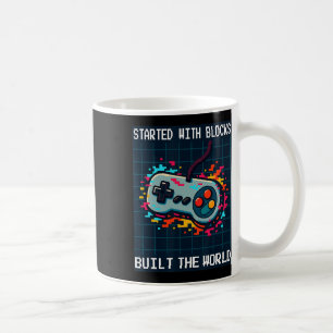 Mug Conception de joueur rétro pour hommes a commencé