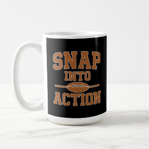 Mug Conception de jour de match de football rétro « Sn