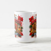 Mug Conception de jour de match de l'équipe Maroc 2026 (Centre)