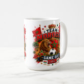 Mug Conception de jour de match de l'équipe Maroc 2026 (Devant droit)