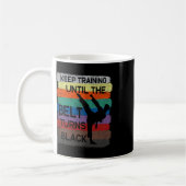 Mug Conception de karaté Continuez à vous entraîner ju (Gauche)
