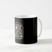 Mug Conception de la bibliothèque hantée de Salem Hall (Devant droit)
