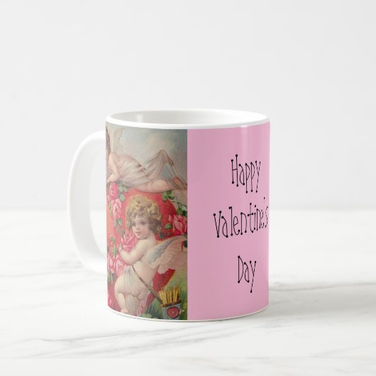 Mug Conception de la boue Heureuse Sainte-Valentin 5 (Devant gauche)