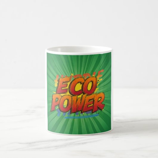 Mug Conception de la coupe de café Eco Power (Centre)