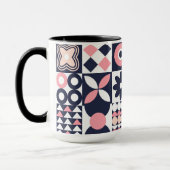 Mug Conception de la Coupe Florale géométrique de Bauh (Gauche)
