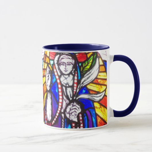 Mug Conception de la fenêtre de l'église - Détail en v (Droite)