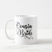 Mug Conception De La Fête De Mariage De La Cousine De  (Gauche)