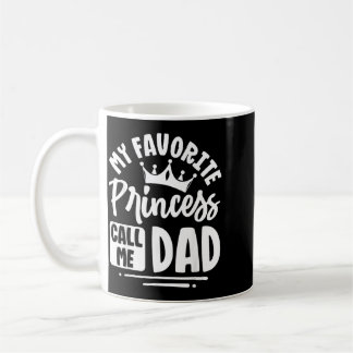 Mug Conception de la fête des pères, la princesse préf