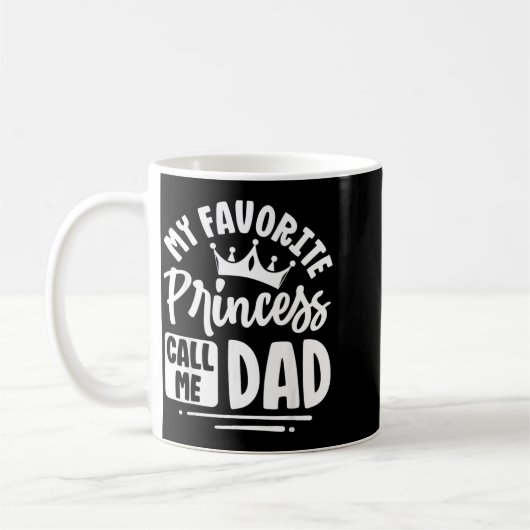 Mug Conception de la fête des pères, la princesse préf (Gauche)